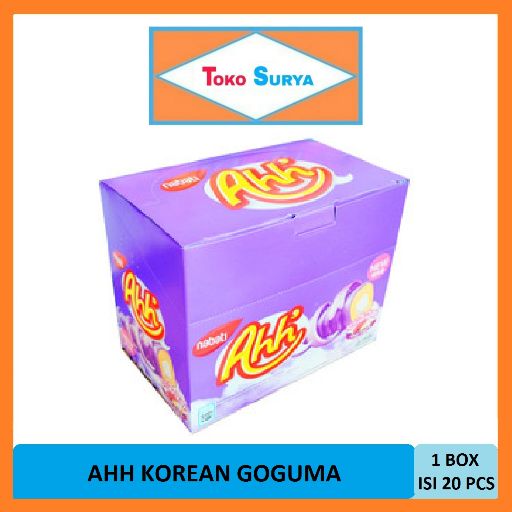 

Nabati Ahh Korean Goguma Roti Goguma Korea 20 Pcs x 4 Gr
