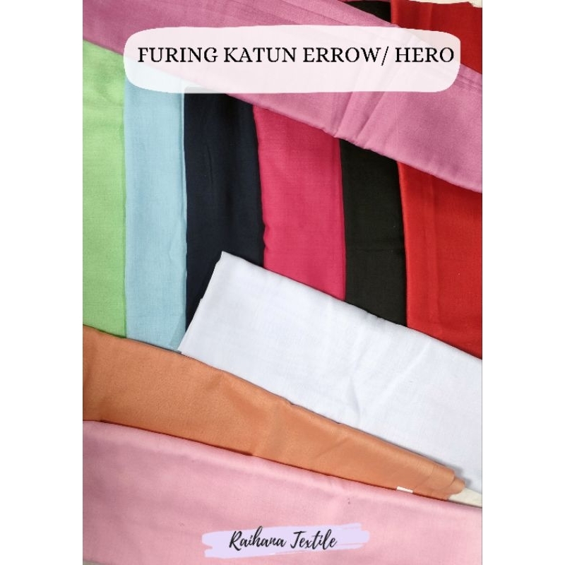 [Raihanatextile] Kain Furing Puring Hero Arrow Ero ERRO meteran Roll