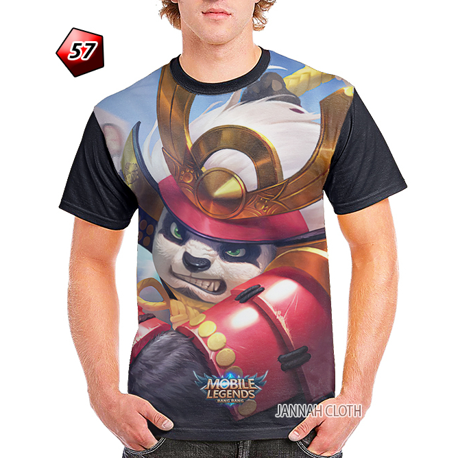 Kaos Game Mobile Legend Hero Akai Starlight Akazonae Samurai Kode ML57 Printing