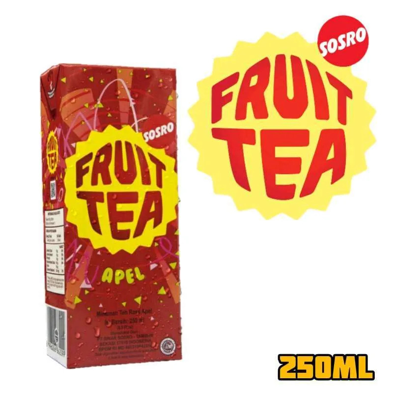 

Fruit Tea Sosro Kotak Apel 250 ml Per Pcs