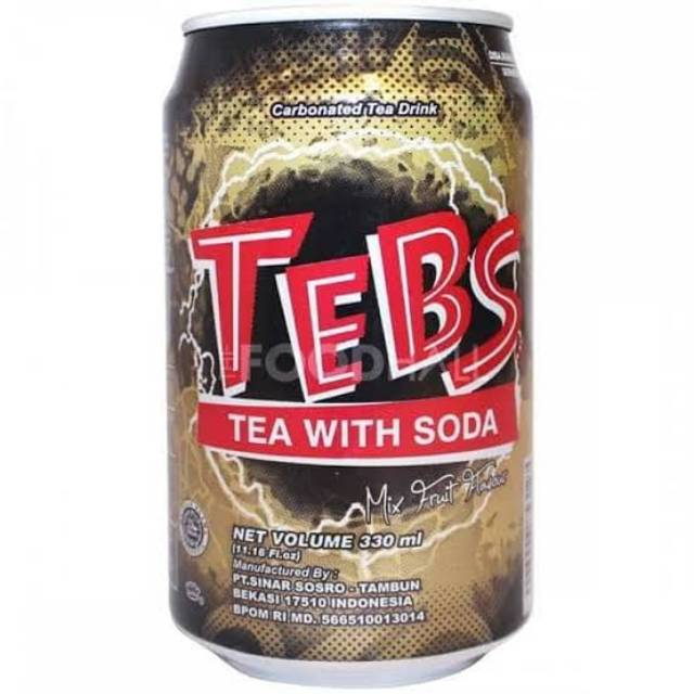 

Tebs soda sosro can 318 ml 1 dus per Pcs