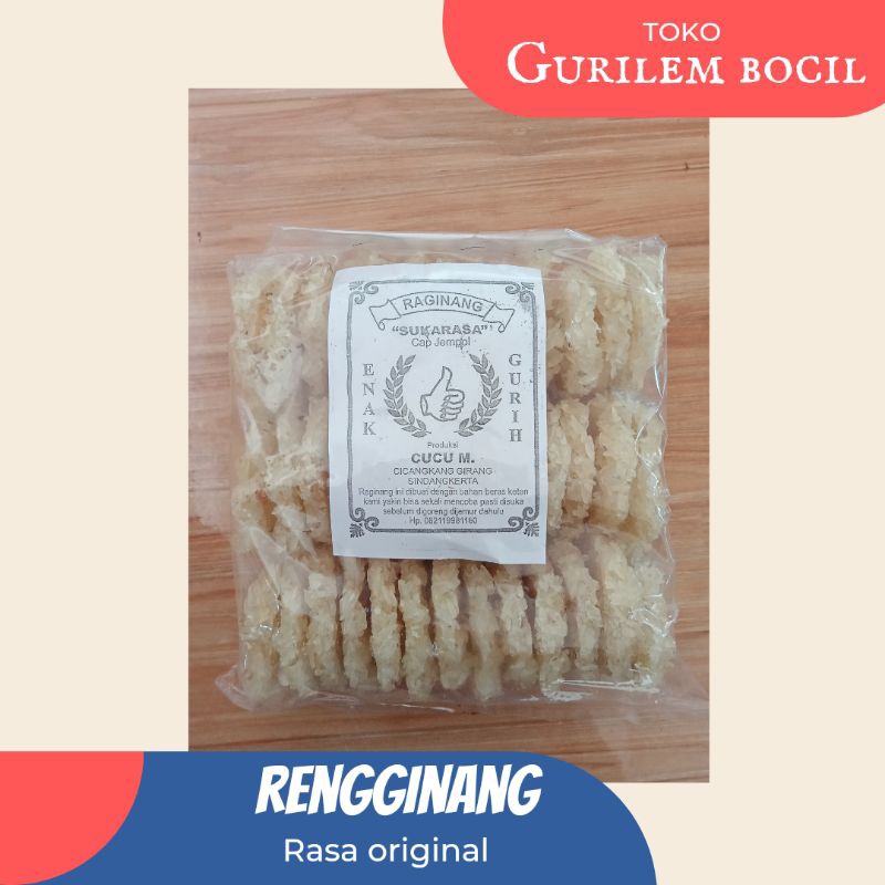 

Rengginang mentah cemilan