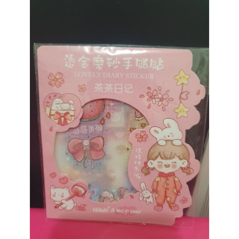 

Sticker cewek gemoy glitter