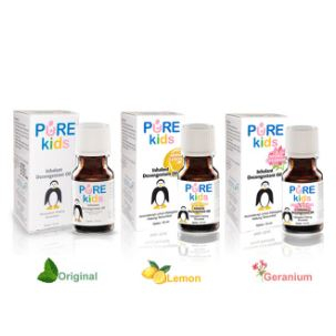 Pure kids baby inhalant decongestant oil 10ml untuk batuk pilek anak obat batuk pilek inhalant bayi 