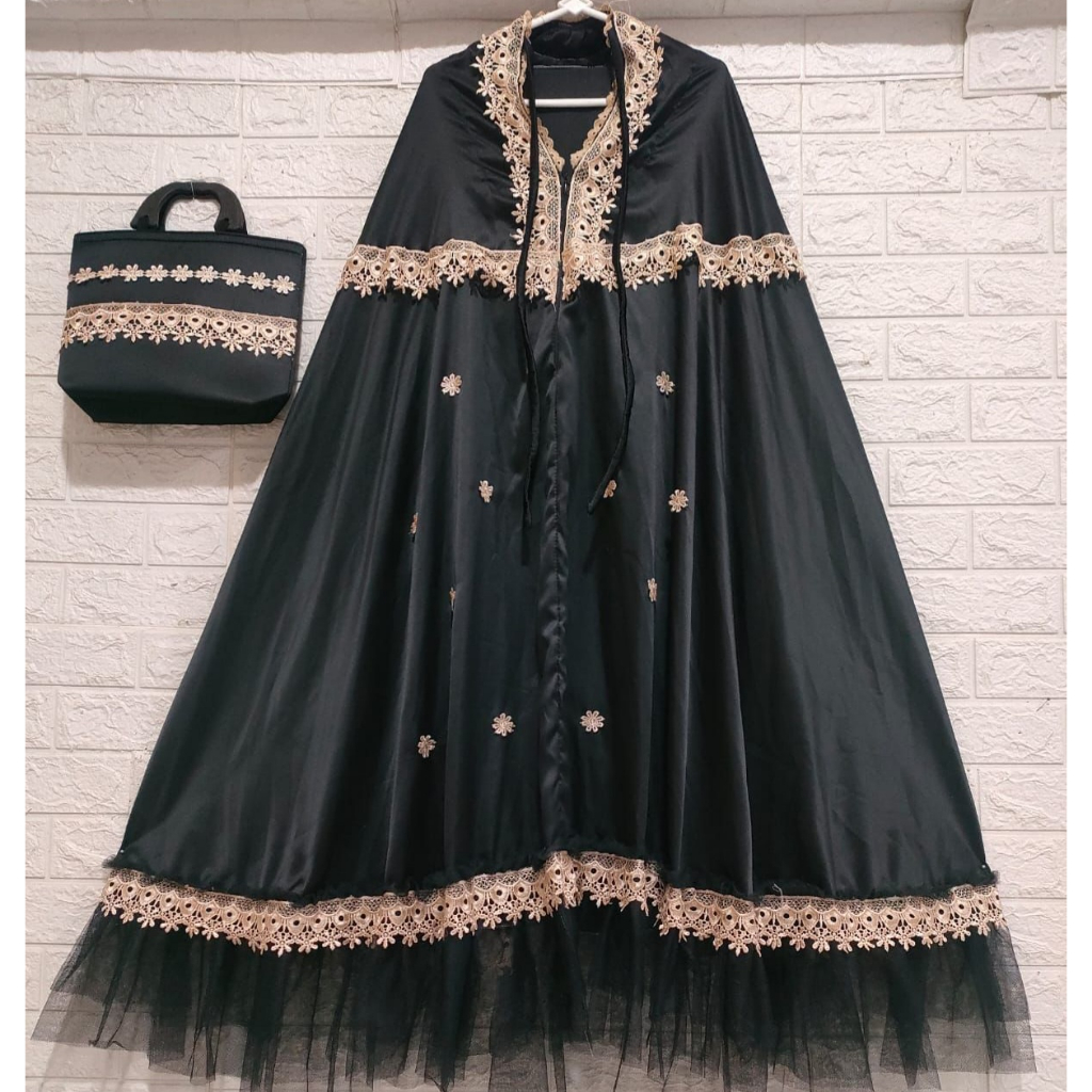 Mukena Mewah Murah Jumbo Terbaru 2023 Renda Sultan