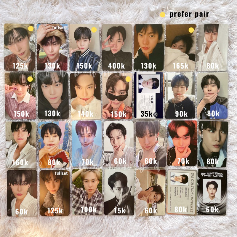 (1) Photocard Official NCT 127 Doyoung Dojaejung (SMCU Membership MD 4x6 Photoset, The Link Lucky Dr