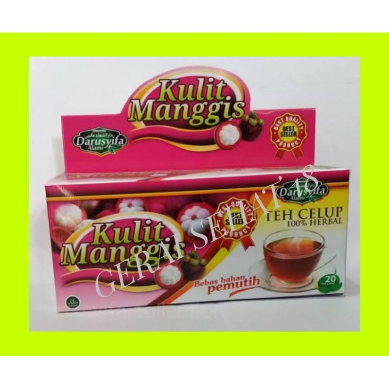 

TEH KANTONG KULIT MANGGIS | TEH KULIT MANGGIS 20 SACHET DARUSYIFA ORIGINAL