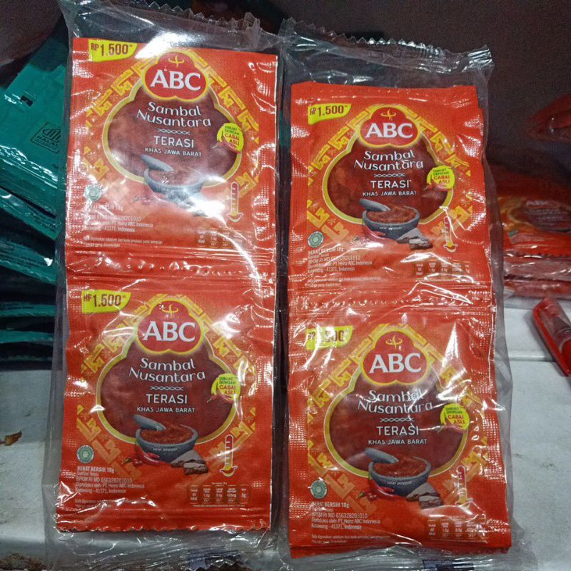 

Sambal Terasi ABC 10pcs 10g
