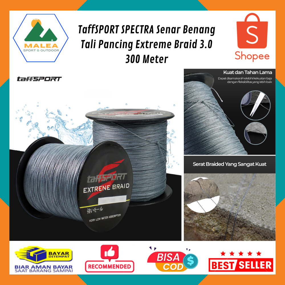 Senar Benang Tali Pancing Extreme Braid 3.0 300 Meter / Senar Pancing Kepang Senar Pancing Multifila