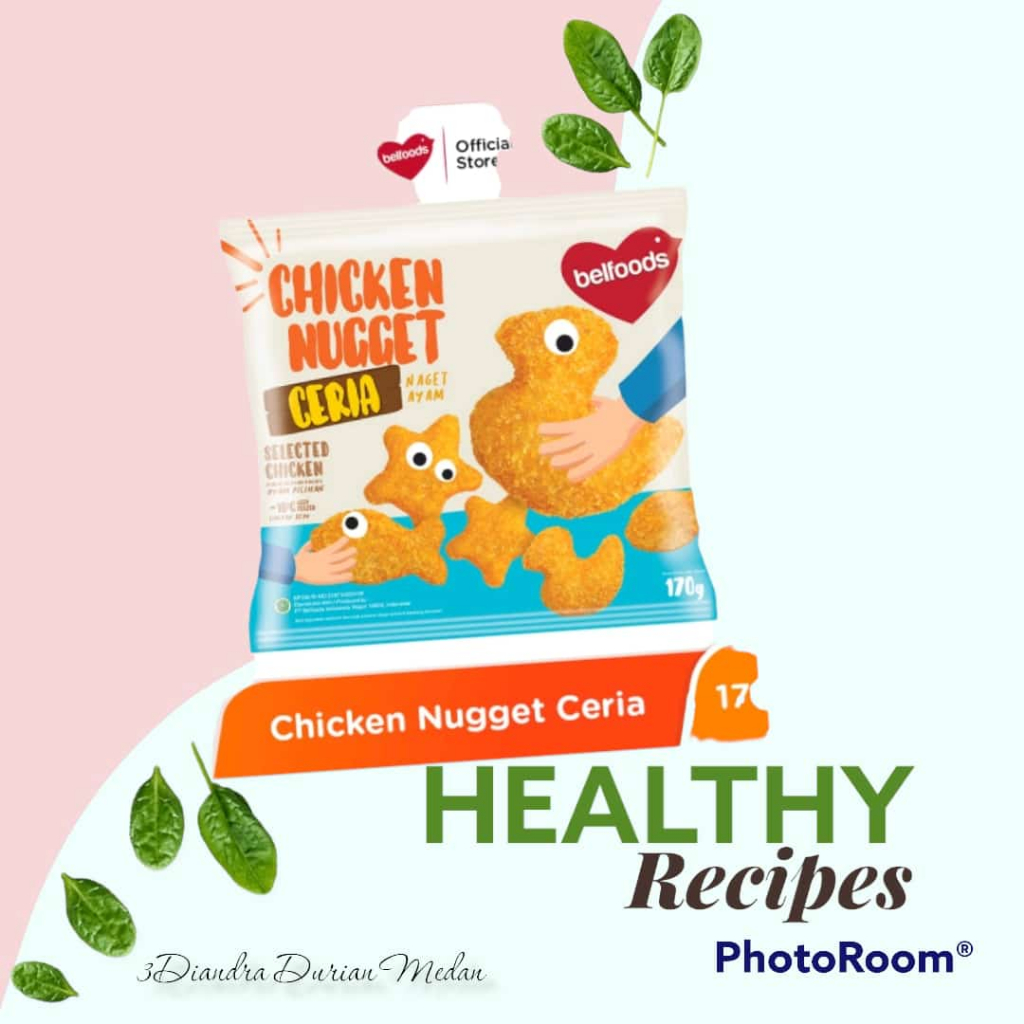 

belfoods chicken nugget ceria/crunchy/original/stick