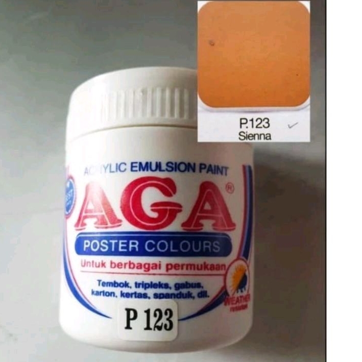 

✨Cat dekorasi/poster Aga 100 cc warna sienna P123