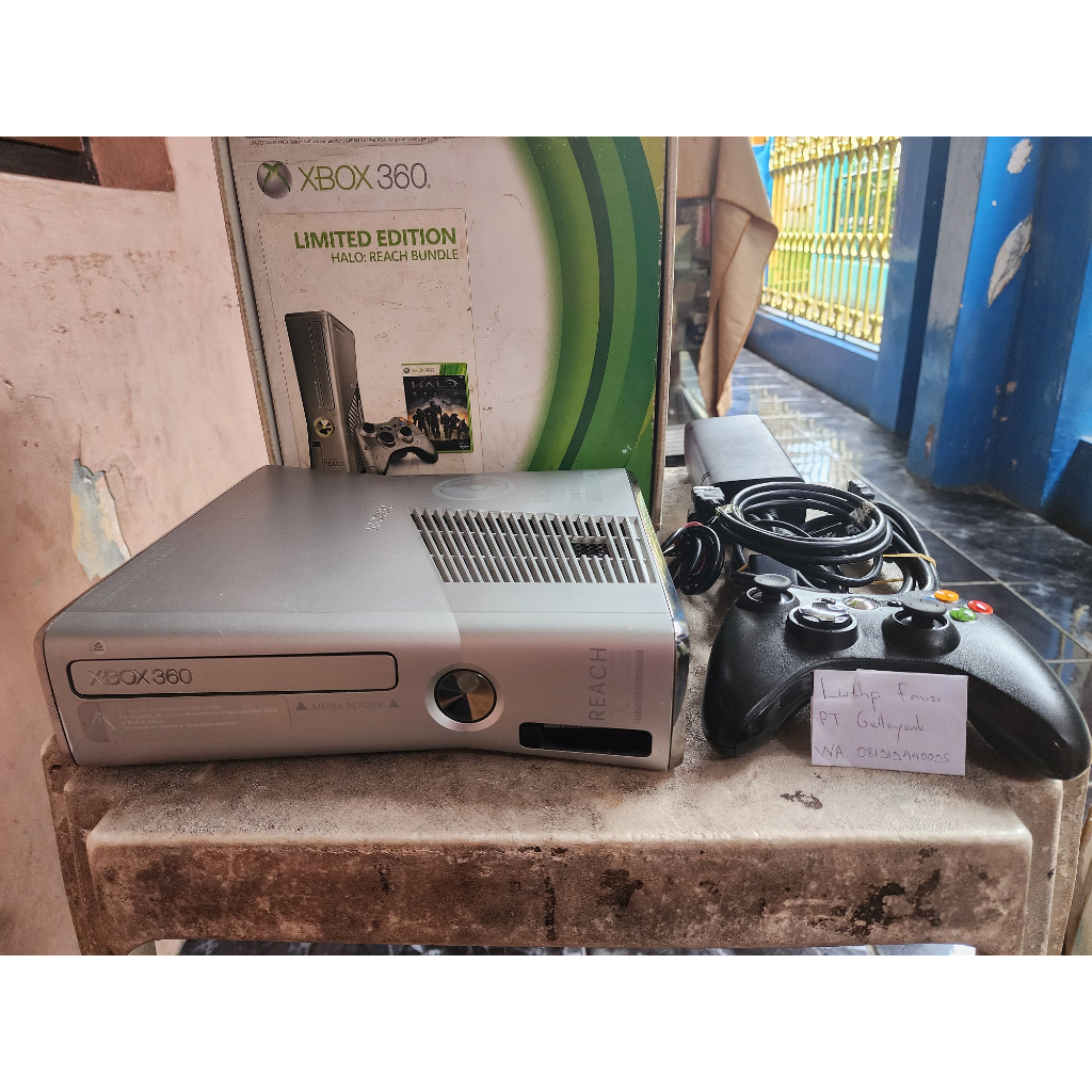 Microsoft Xbox 360 Slim S X360 Halo Reach Limited Edition Fullset 00
