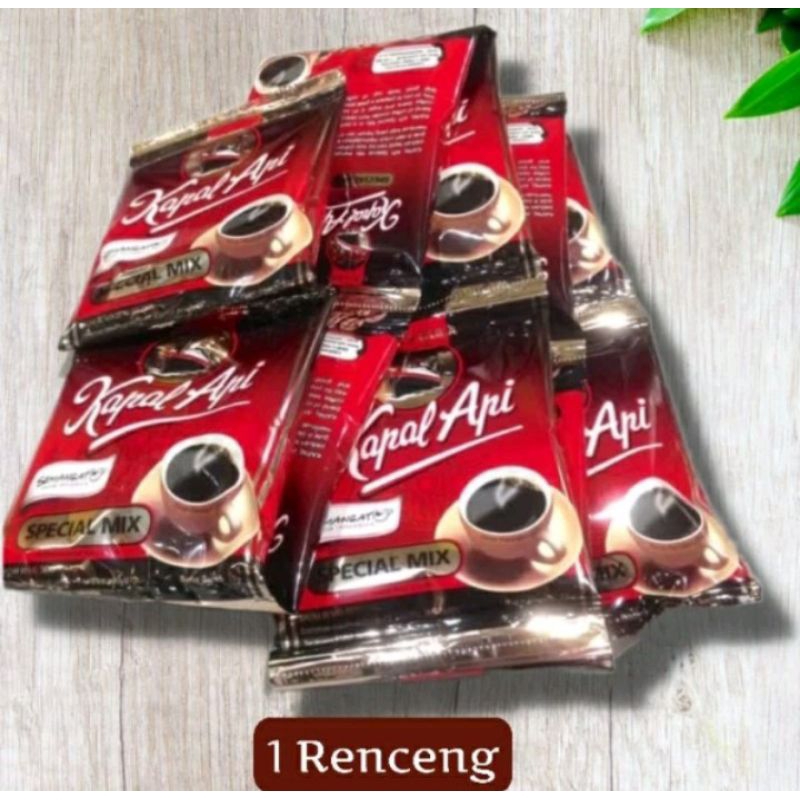 

Kopi kapal api mix ( 1 renceng isi 10 )