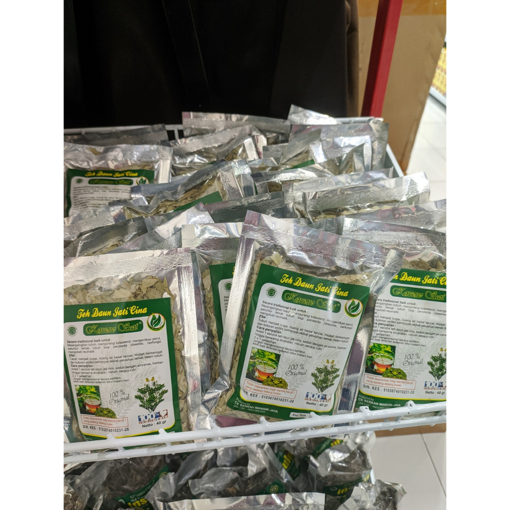 

Teh daun jati cina kencono sari 100% original