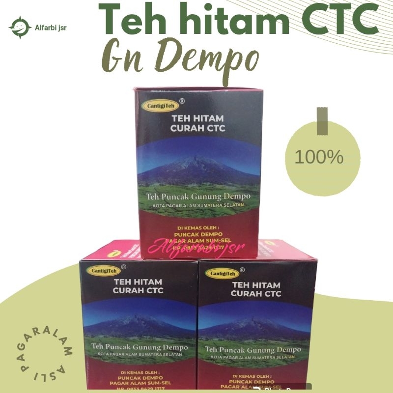 teh hitam ctc teh pagaralam teh asli JSR