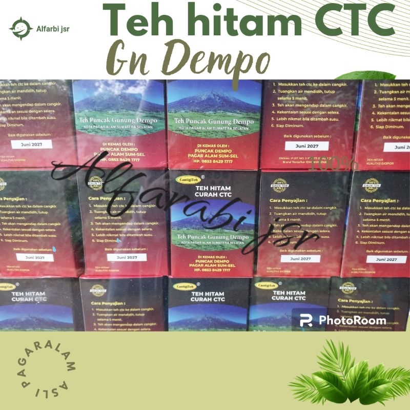 teh hitam ctc teh pagaralam teh asli JSR