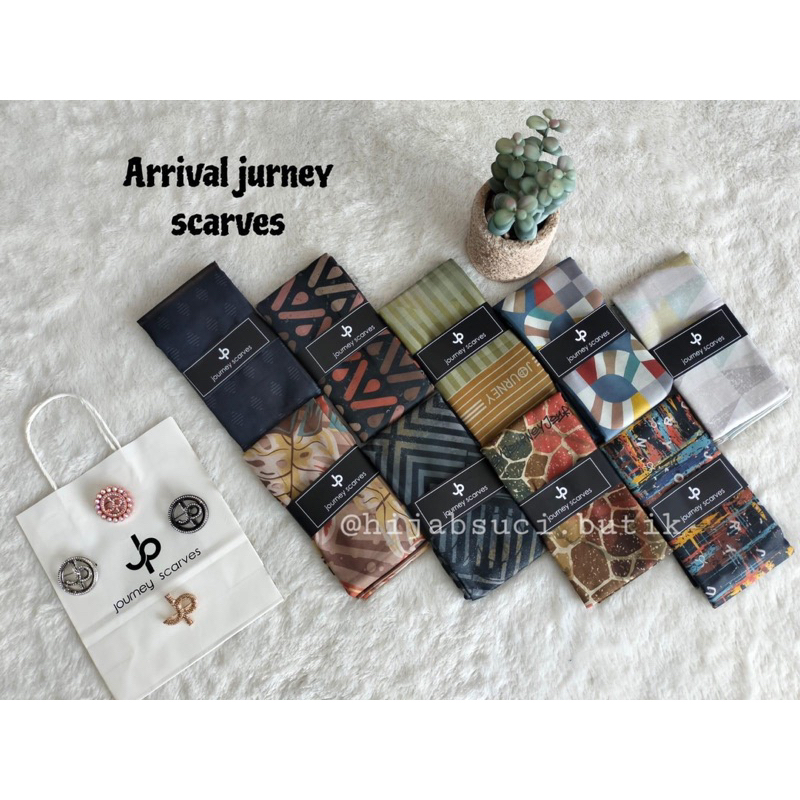 NEW ARRIVAL JOURNEY SCARVES SEGIEMPAT TERNYAMAN JOURNEY PREMIUM