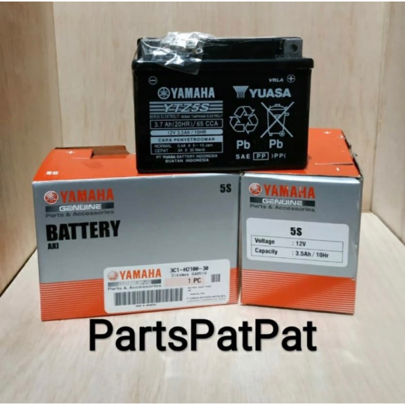 AKI ACCU BATTERY YTZ5S YTZ5-S 3C1-H2100-30 MIO SOUL, M3, MIO J, MIO GT, XEON, XRIDE ASLI ORIGINAL