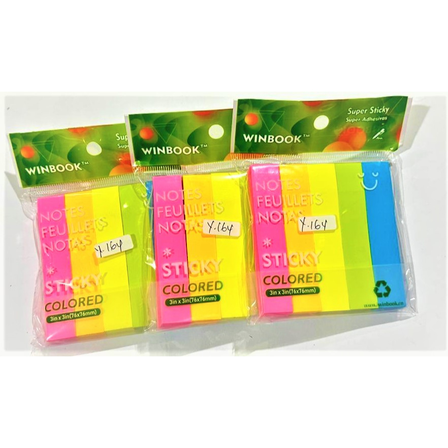 

Sticky Notes Memo Tempel Page Marker Index Penanda 5 Warna 76x76 mm