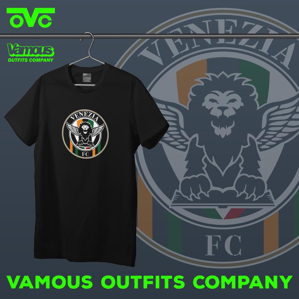 Kaos Venezia FC Big Logo Fans Club, T-Shirt Printing