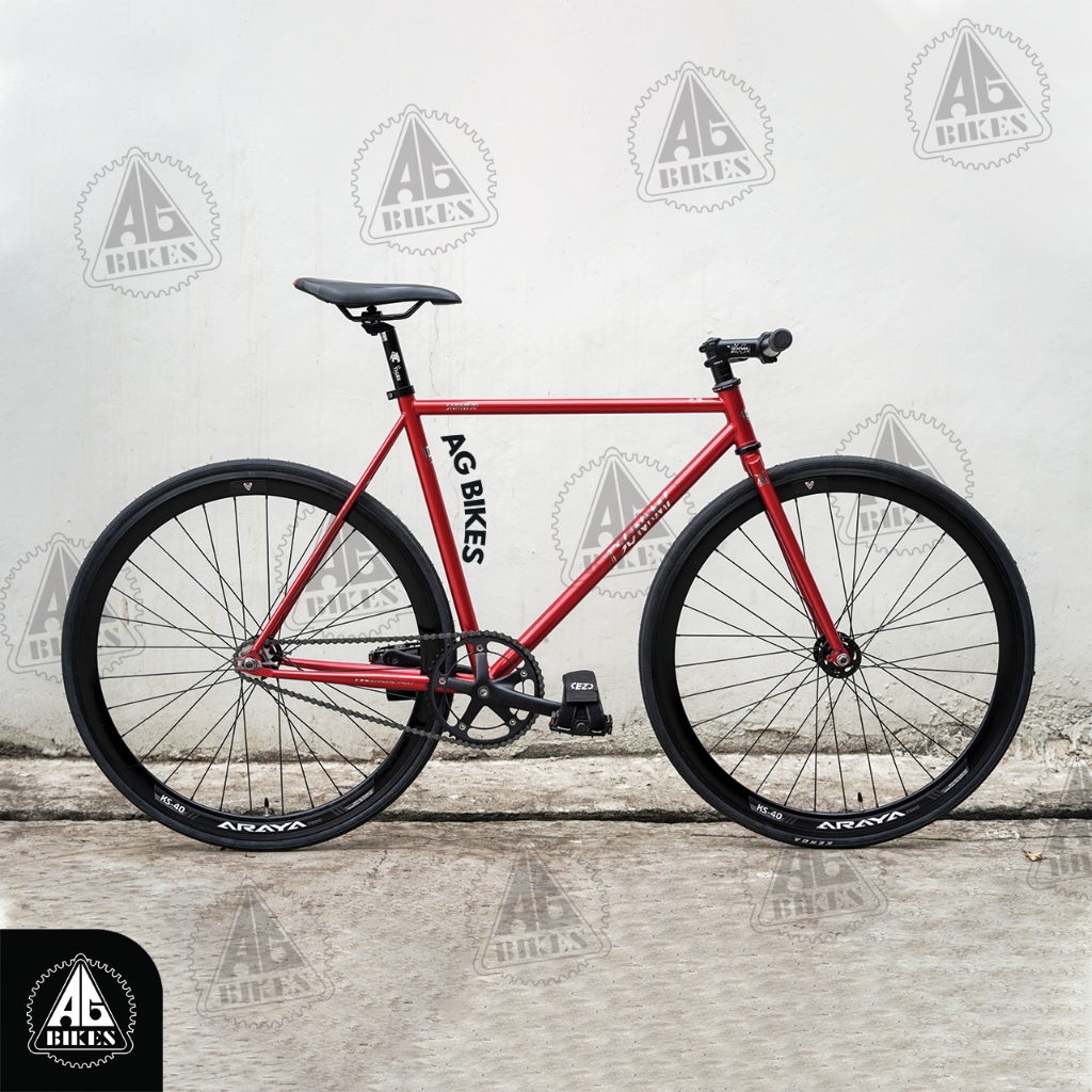 Paket Hemat Fullbike Sepeda Fixie Tsunami SNM 4130