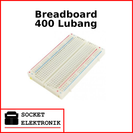Mini Breadboard Bread Board ProjectBoard Project board 8.5 cm x 5.5 cm 400 lubang