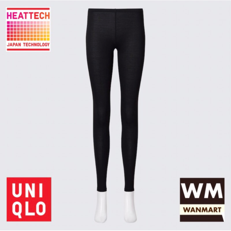UNIQLO Heattech Women Celana Panjang Long John Wanita Longjohn Black