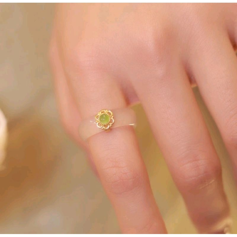 Cincin batu giok hetian