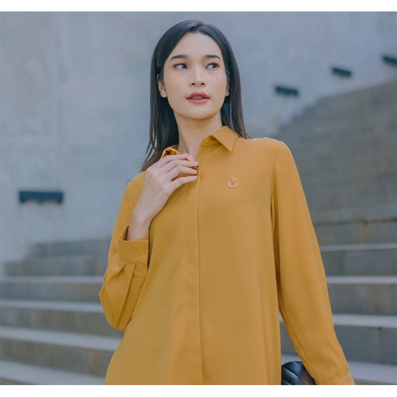 kanya shirt Mustard jenna kaia