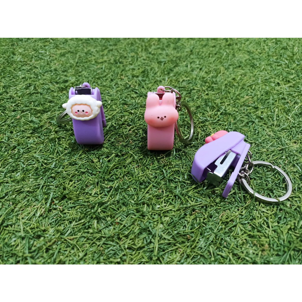 STAPLER MINI LUCU / GANTUNGAN KUNCI STAPLES / STAPLES MINI KARAKTER