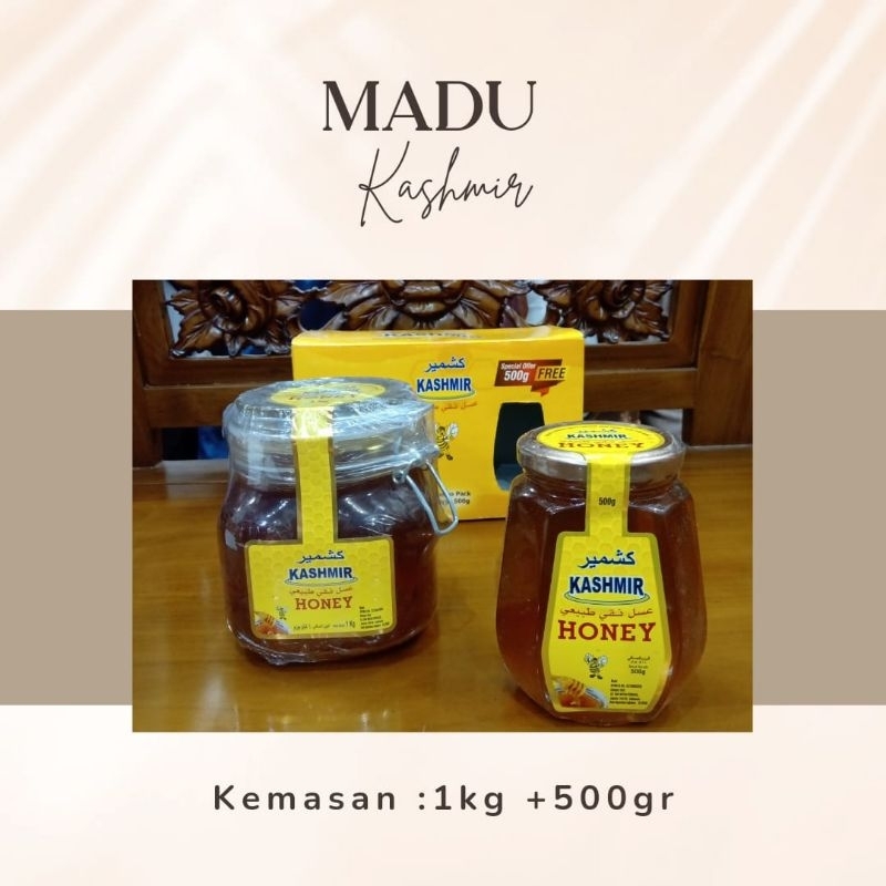 

madu import/ madu kashmir 1kg + 500gr free/ combo pack