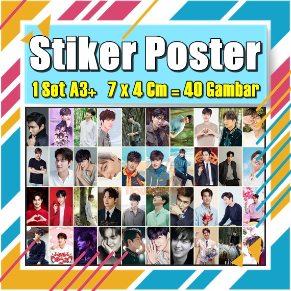 Stiker Poster Set Ukuran 4x7 Cm 40 Kartun Kartoon Tom & jerry toys story winne the pooh kpop artis k