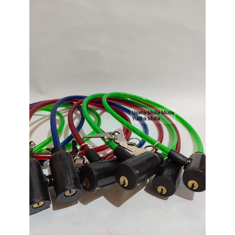 GEMBOK SEPEDA CABLE LOCK KUNCI KABEL PENGAMAN SEPEDA MOTOR DAN LAIN-LAIN | PENGIRIMAN DARI MEDAN