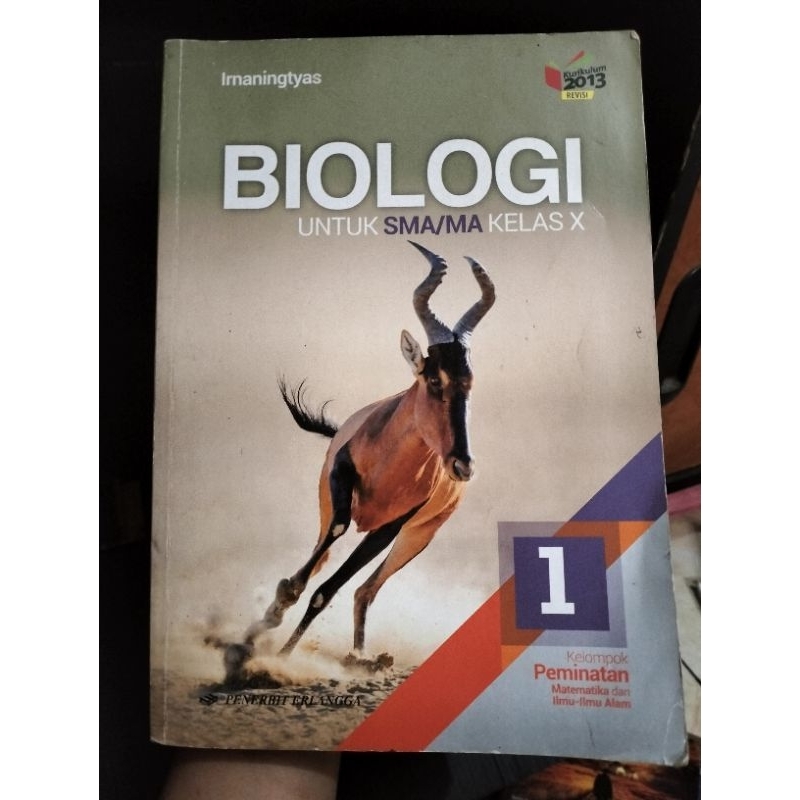 BUKU BIOLOGI KELAS X IRNANINGTYAS ERLANGGA