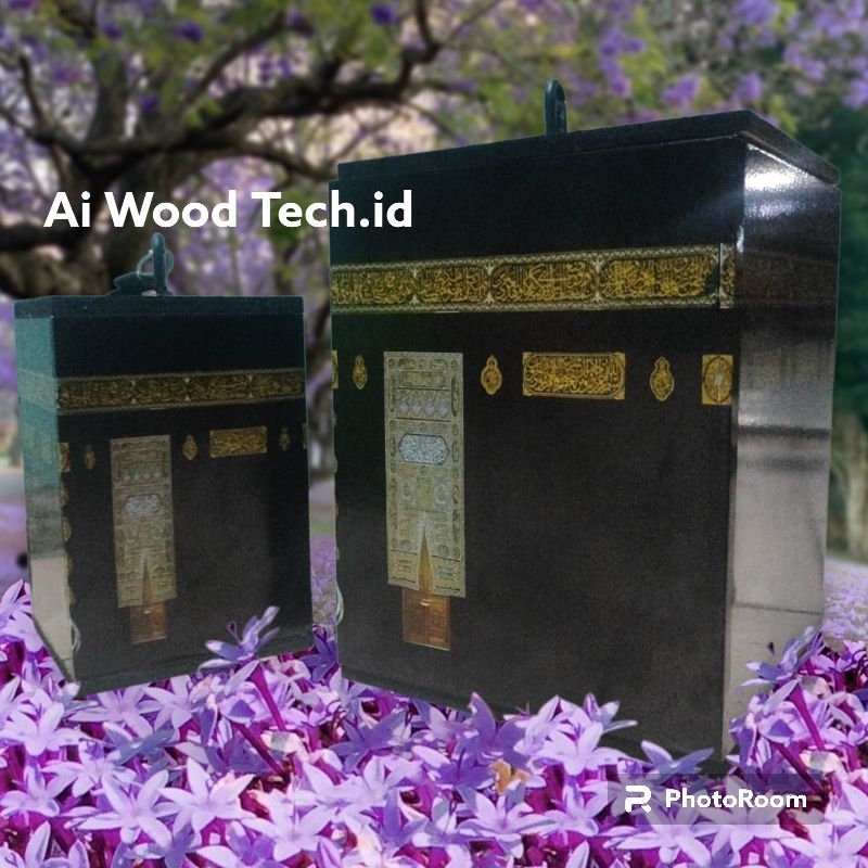 celengan kabah miniatur kabah sudah disertai kunci tabungan uang koin dan kertas