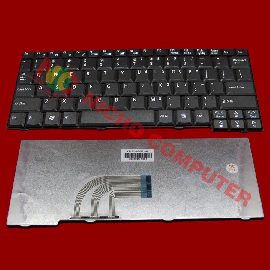 KEYBOARD ACER ASPIRE ONE AO531, D150, D250, ZG5, ZG8