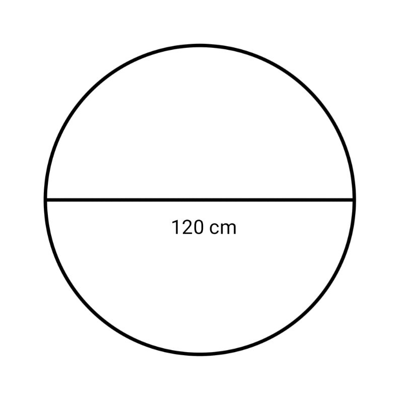 lingkaran besi 120 cm/ring besi bulat/besi 6mm/dekorasi dari besi