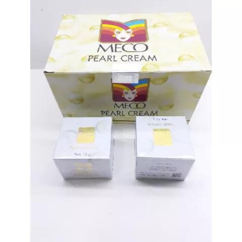 CREAM WAJAH MECO PEARL ORIGINAL BPOM