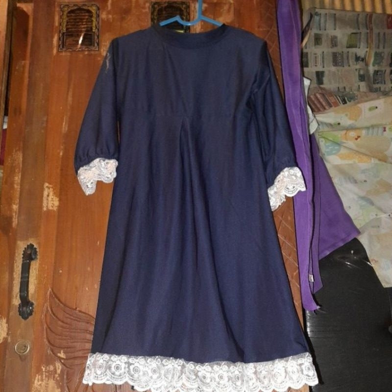 gamis renda bayi preloved