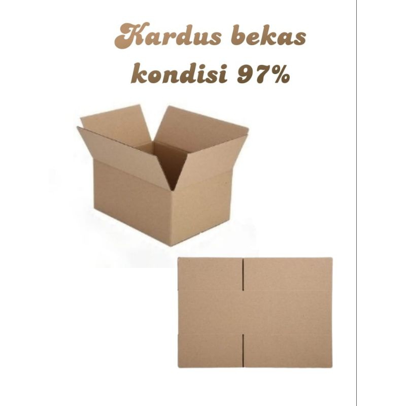 

KARDUS PACKING BEKAS KONDISI 97% PER KG