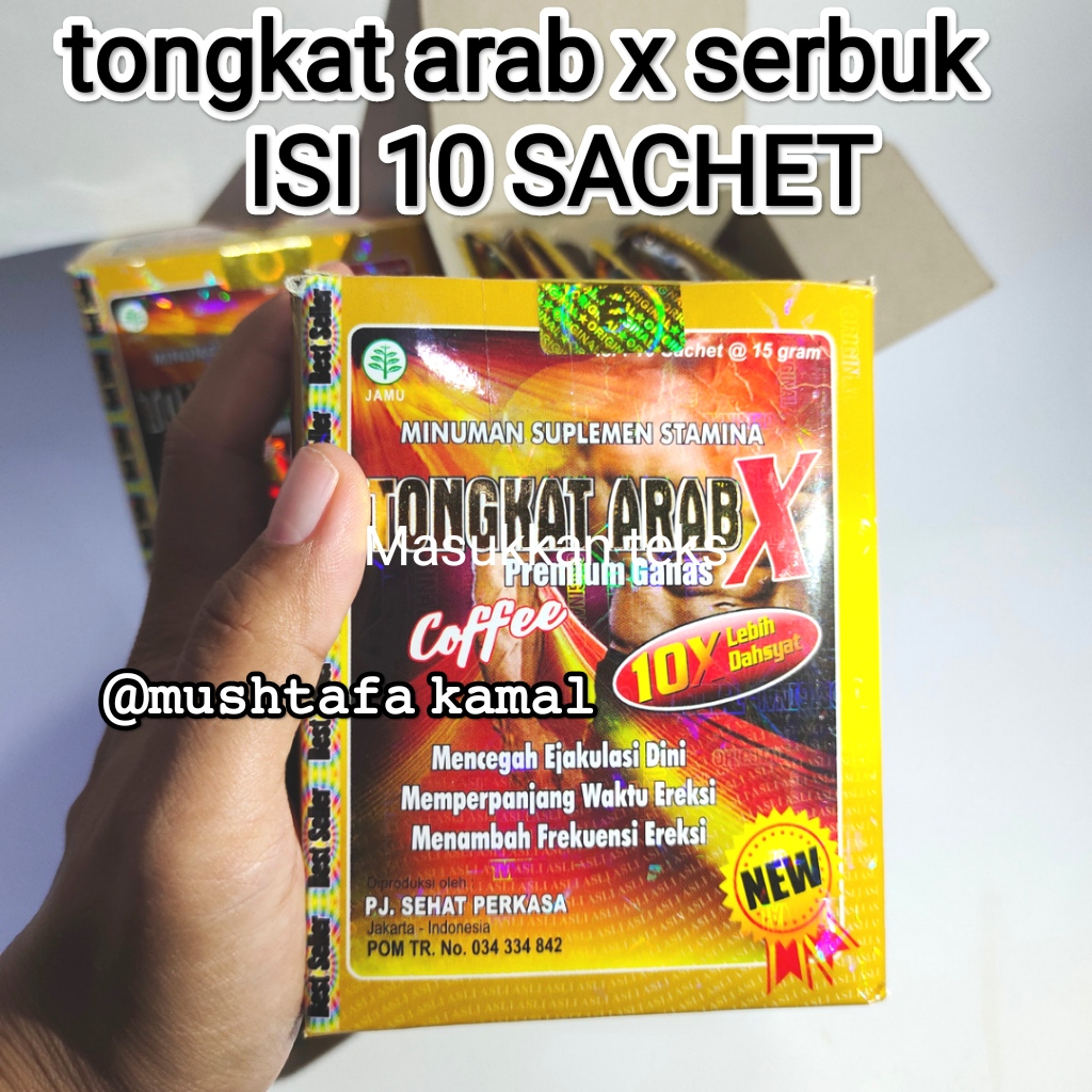 Jamu Seduh Herbal Kuat Pria Dewasa Original 100% Asli 1 box Suplemen Stamina Serbuk