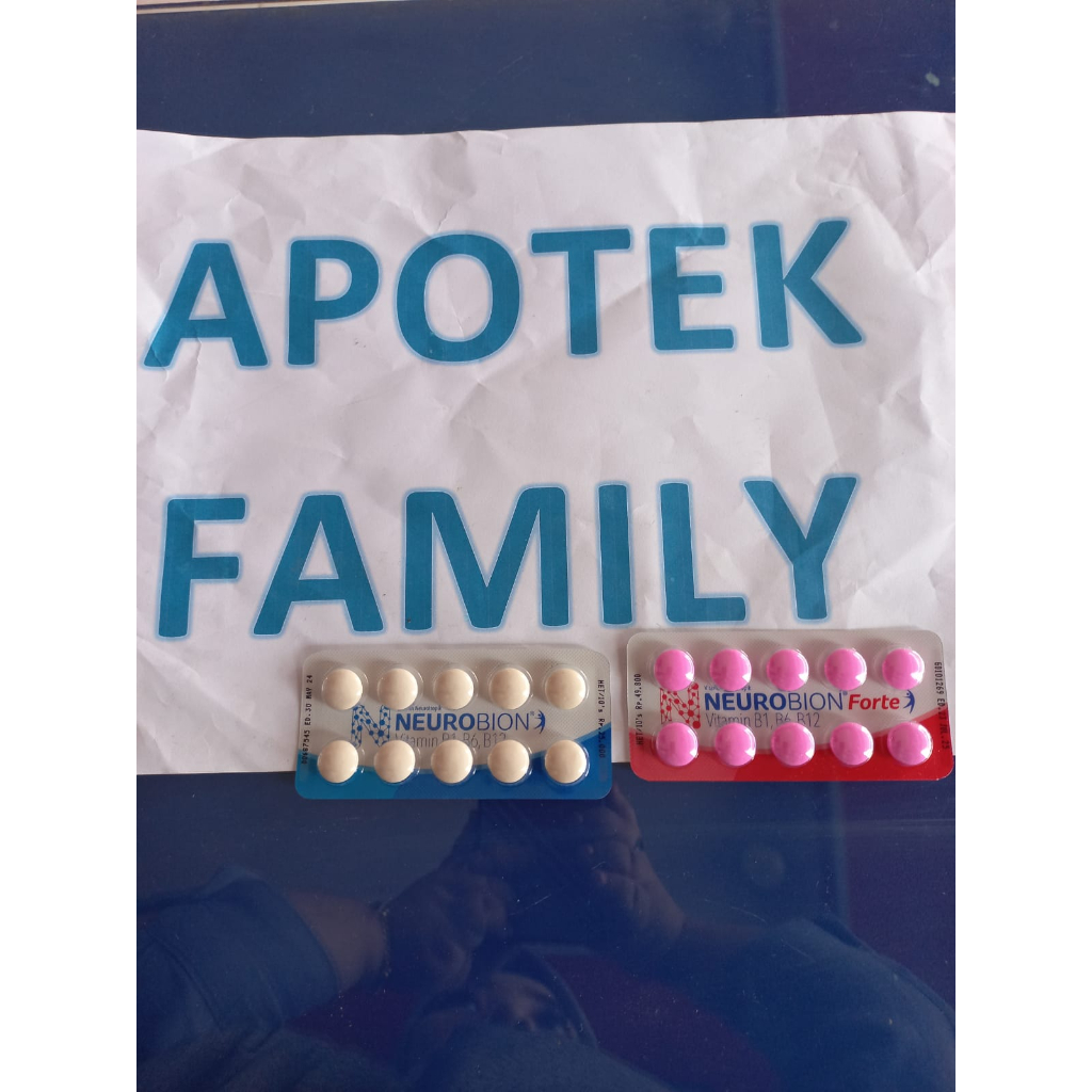 NEUROBION PUTIH 10 TABLET B1 B6 B12 NEUROTROPIK NEUROBION PUTIH VITAMIN B