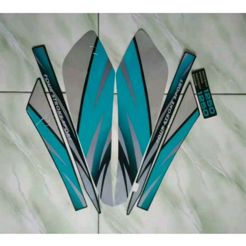 STRIPING STIKER LIS BODI HONDA GL PRO GL MAX TAHUN 1996 WARNA BIRU