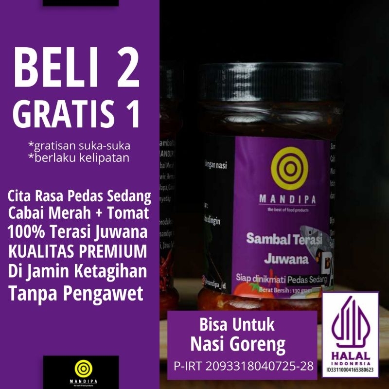 

Sambal Terasi Juwana MANDIPA