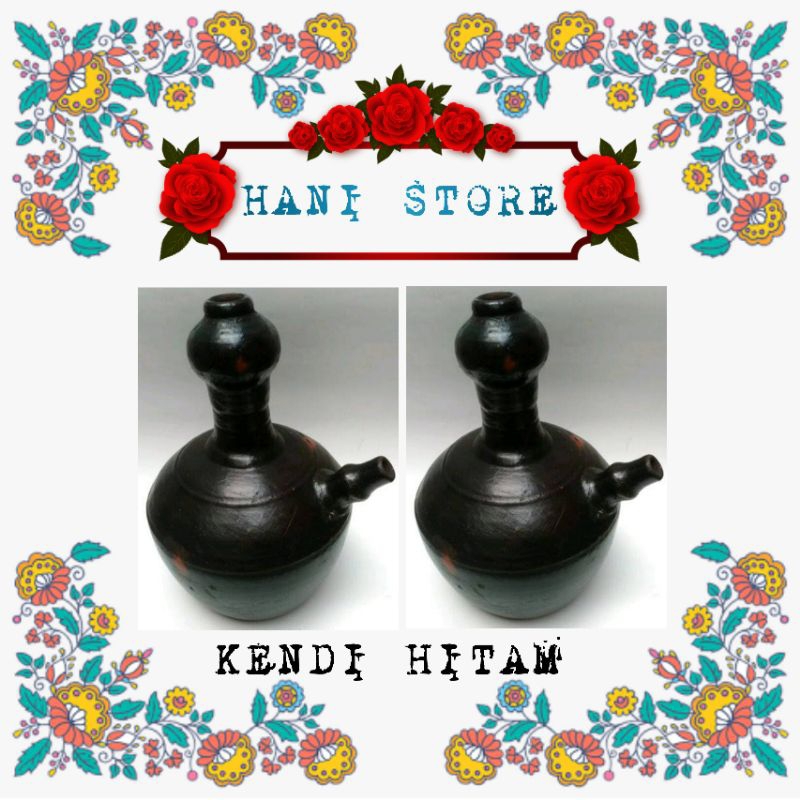 KENDI HITAM / TEMPAT MINUM TANAH LIAT