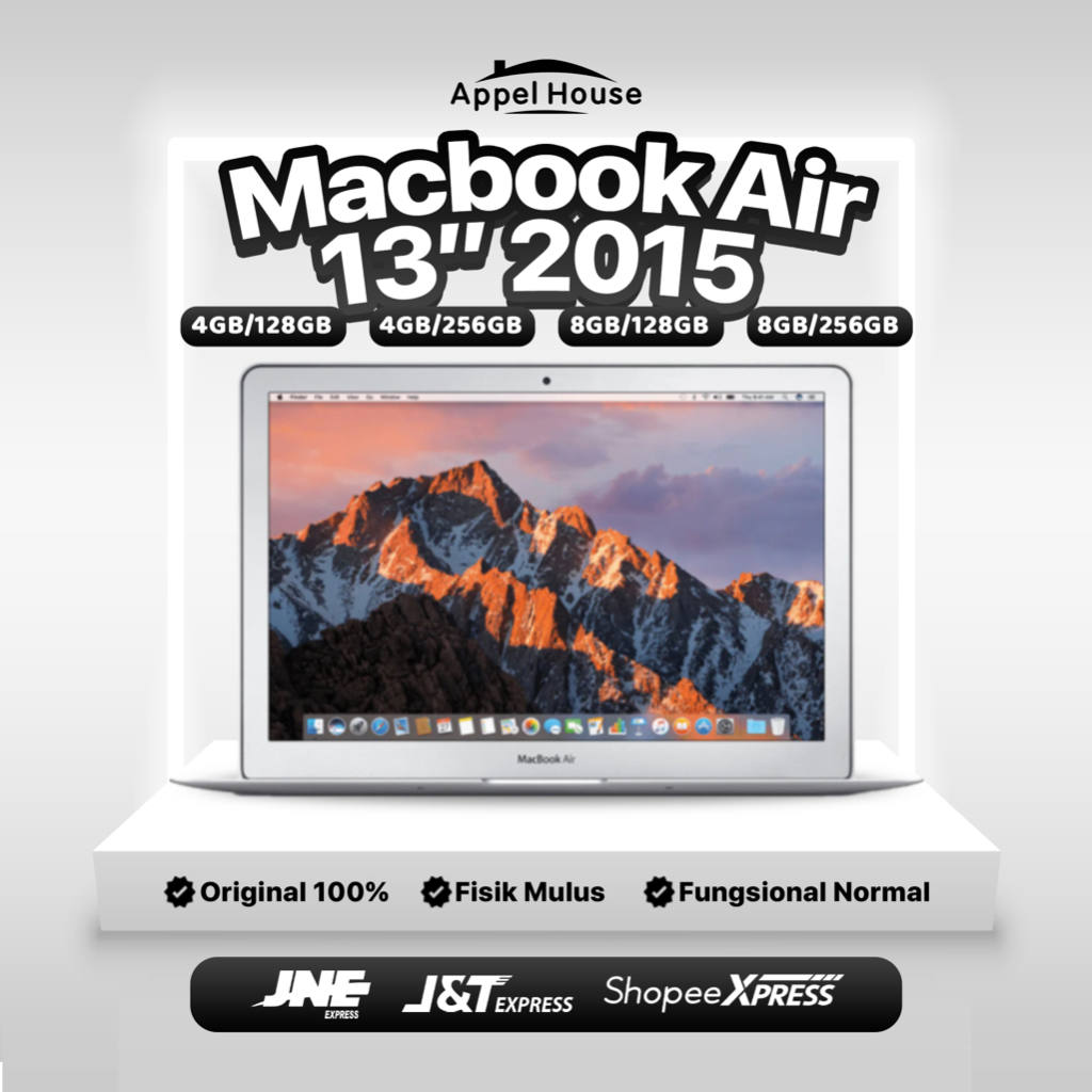 MACBOOK AIR 2015 13inch (i5 1,6GHz / I7 2,2GHz) SECOND UNIT ORIGINAL