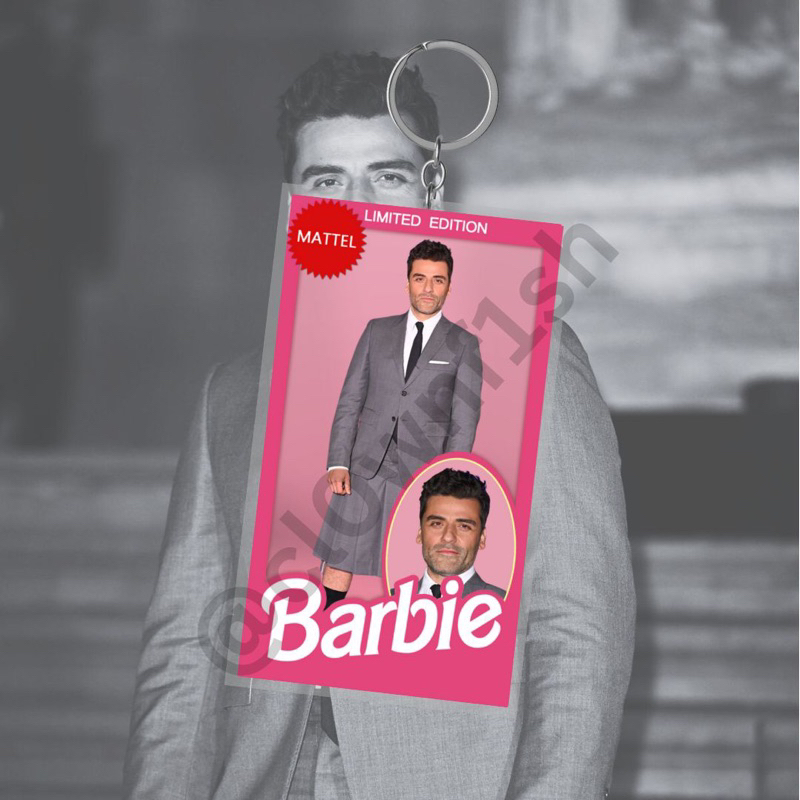Oscar Isaac Barbie Keychain