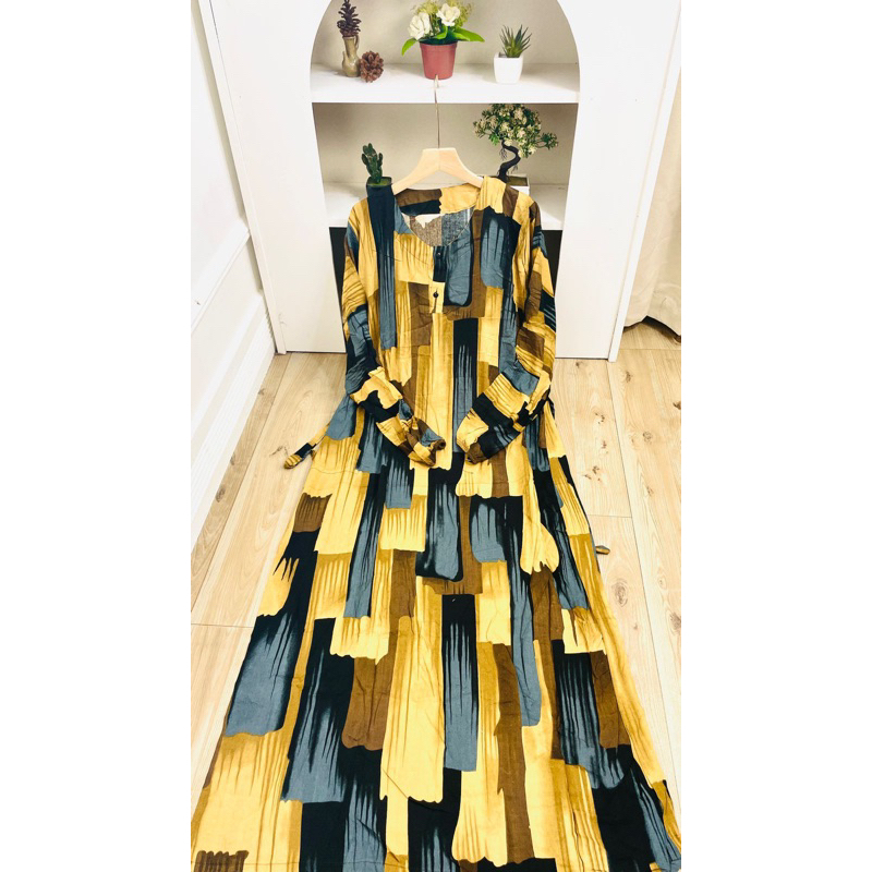 Homedress long Kancing/jumbo size/Homedress rayon premium