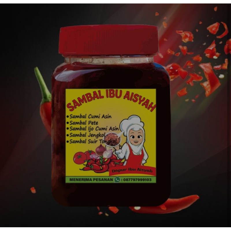 

sambal Pete isi 150gram pedas nya nampol di lindah