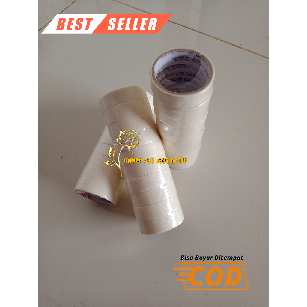 

ISOLASI KERTAS SATU SLOP ISI 10 PCS 3/4 INCHI